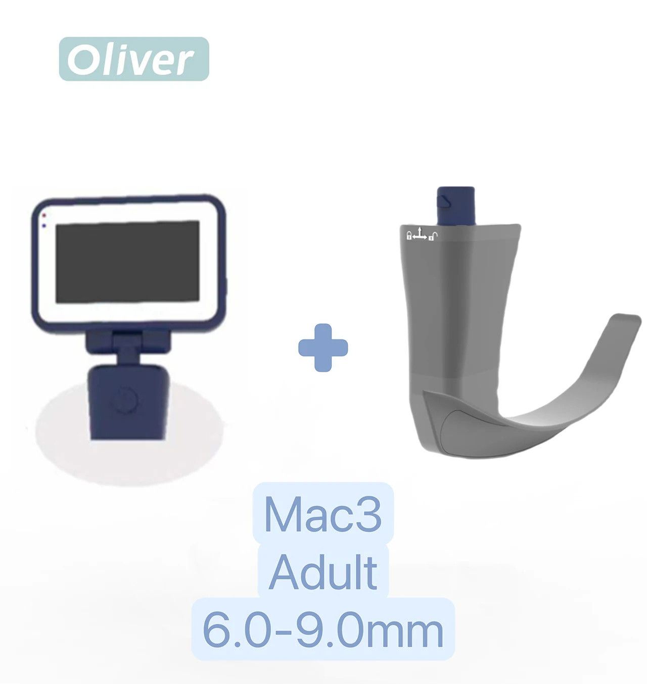 Digital Video Laryngoscope 6kinds Stainless Steel Blades is optional