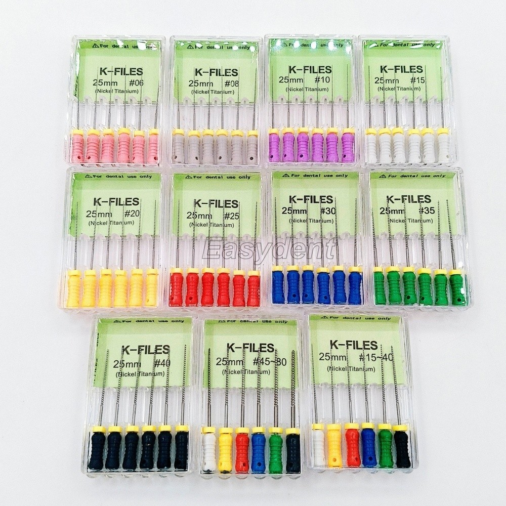Dental Niti Nickel Titanium H/K-FILES Endo Hand Root Canal File 21/25/31 mm