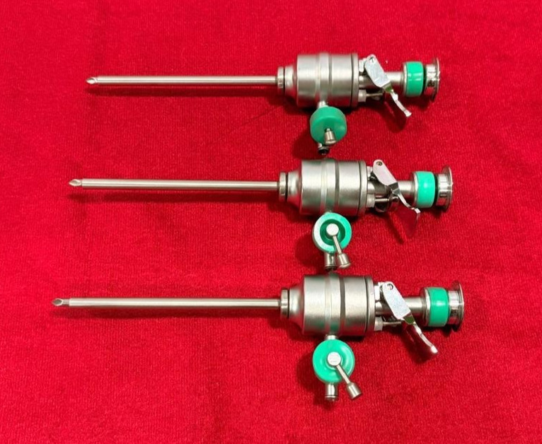 Laparoscopic Trocar Cannula 3mmx90mm SS Reusable Instruments – 3 nos.