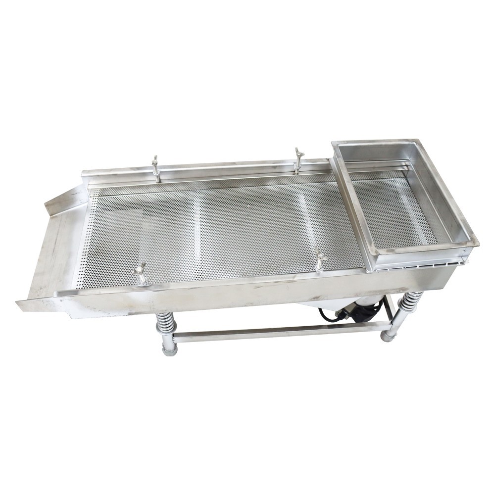Open Box！Single Layer 3mm Linear Vibrating Screen Sieve Machine Industry Shaker