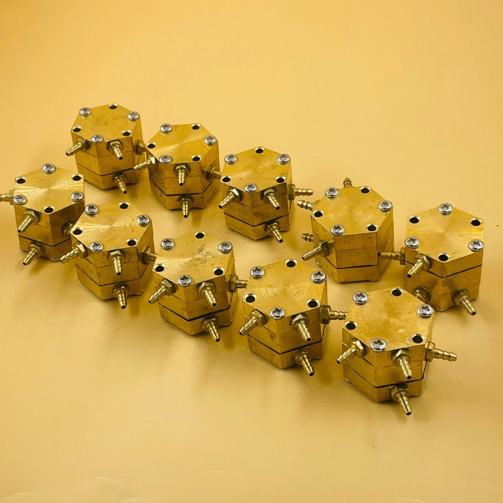 10Pcs Dental Hexagonal Water Air Valve Control for Dental Chair Part Accessories