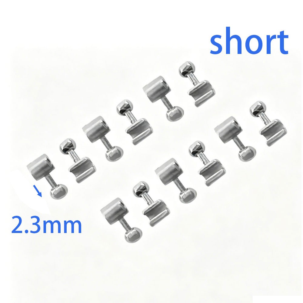 Dental Orthodontic Crimpable Hook Long/Medium/Short Stainless Steel 10pcs/pack