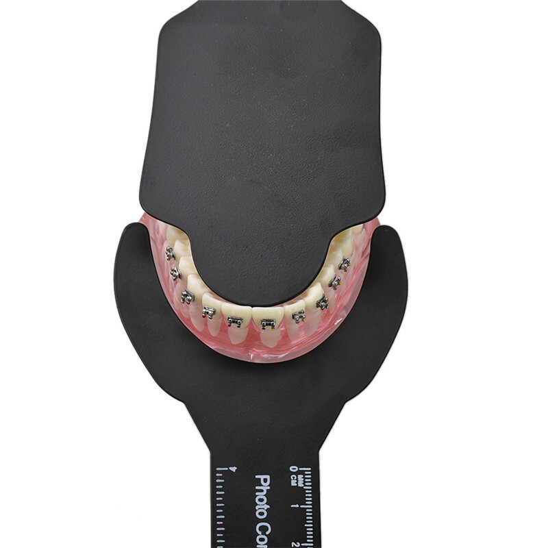1Pcs Dental Photo Contrast Set Kit Black Background Board Photography Contraster