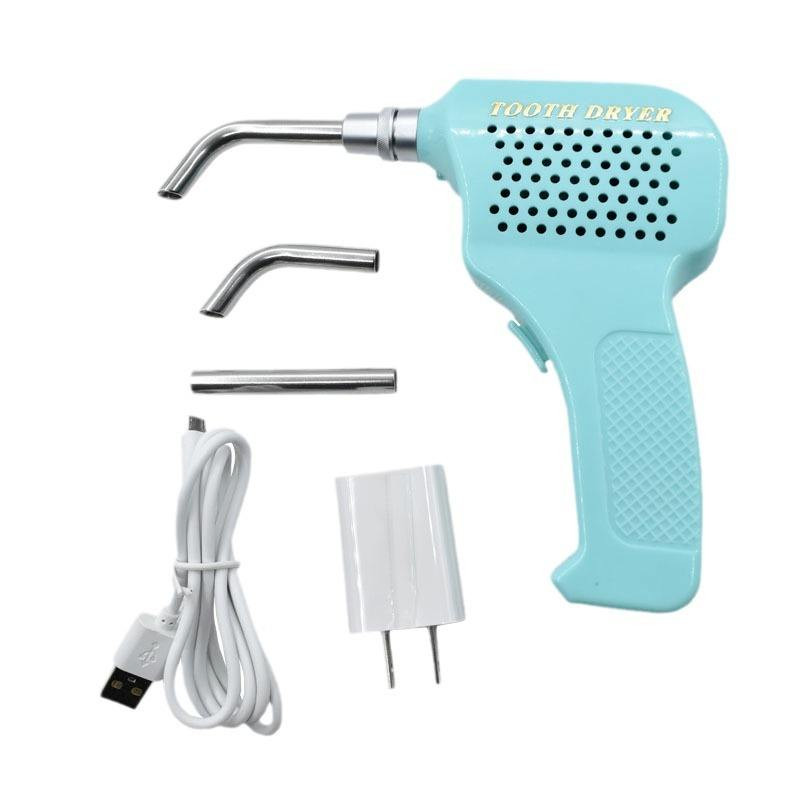 Dental Orthodontics Tooth Dryer Teeth Drying Machine with LED Light & 3 Tips USA