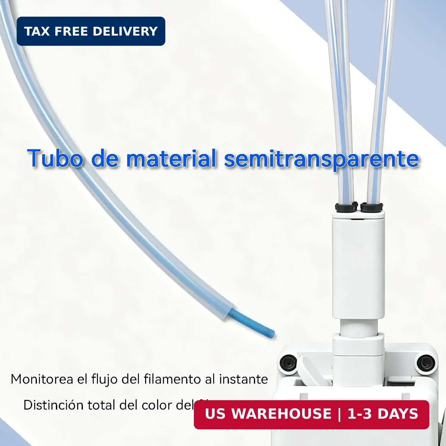 JUYI PTFE Tube Kit, 2.5mm ID×4mm OD, 10M/32.8ft, Compatible with Bambu Lab AMS X