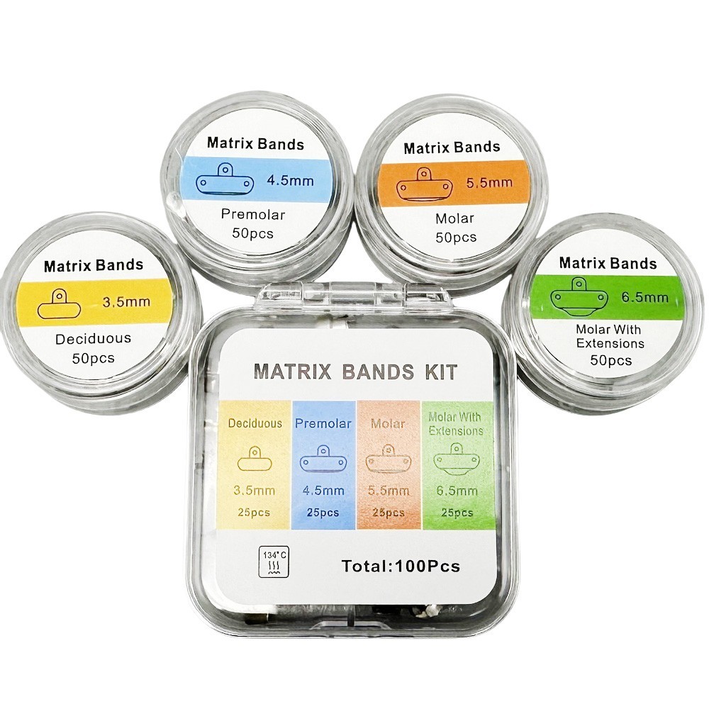Dental Matrix Bands Ring Sectional Matrice Clamp Fit Garrison Palodent V3 System