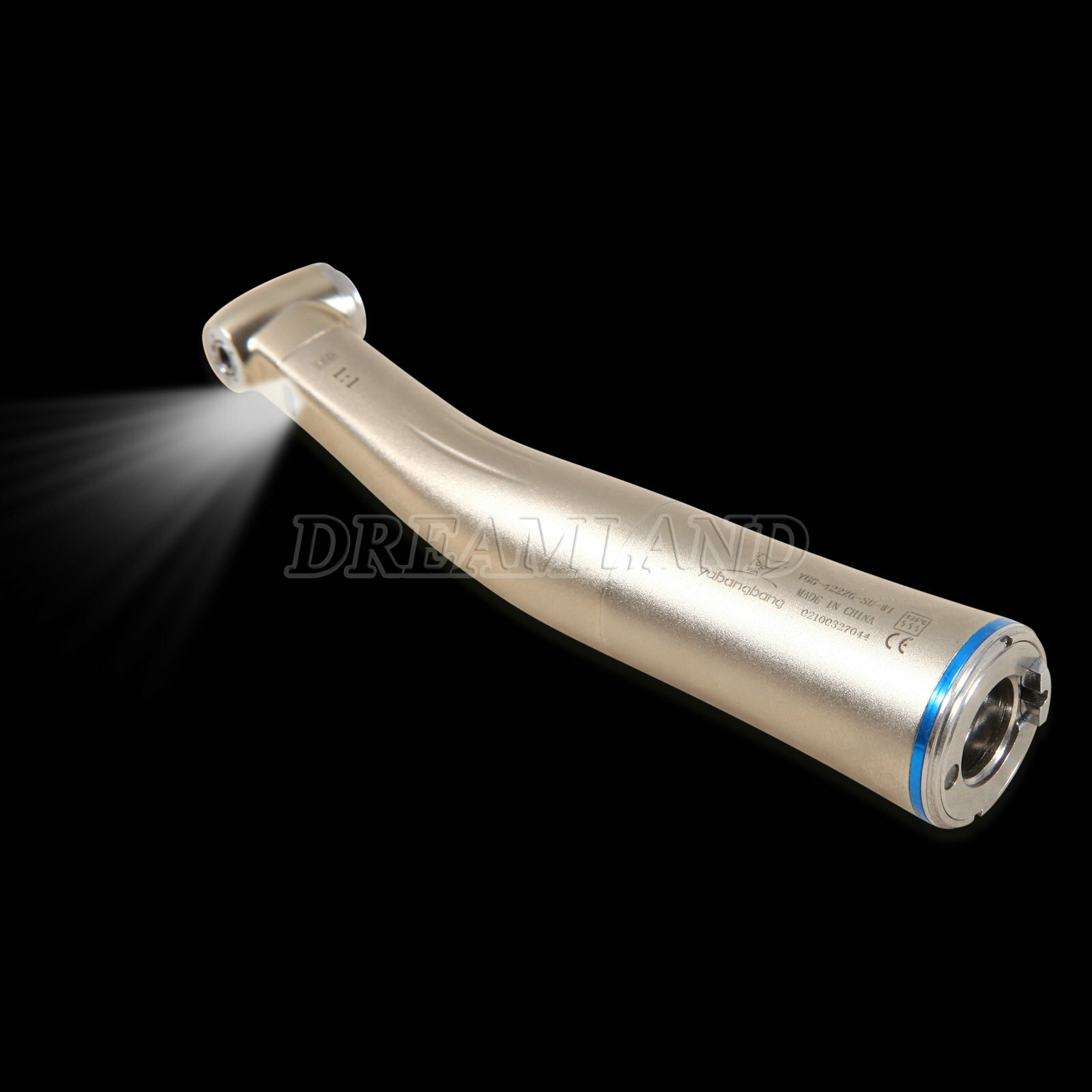 Dental Contra Angle Handpiece 1:1 LED Fiber Optic Low Speed φ2.35mm Fit Kavo NSK