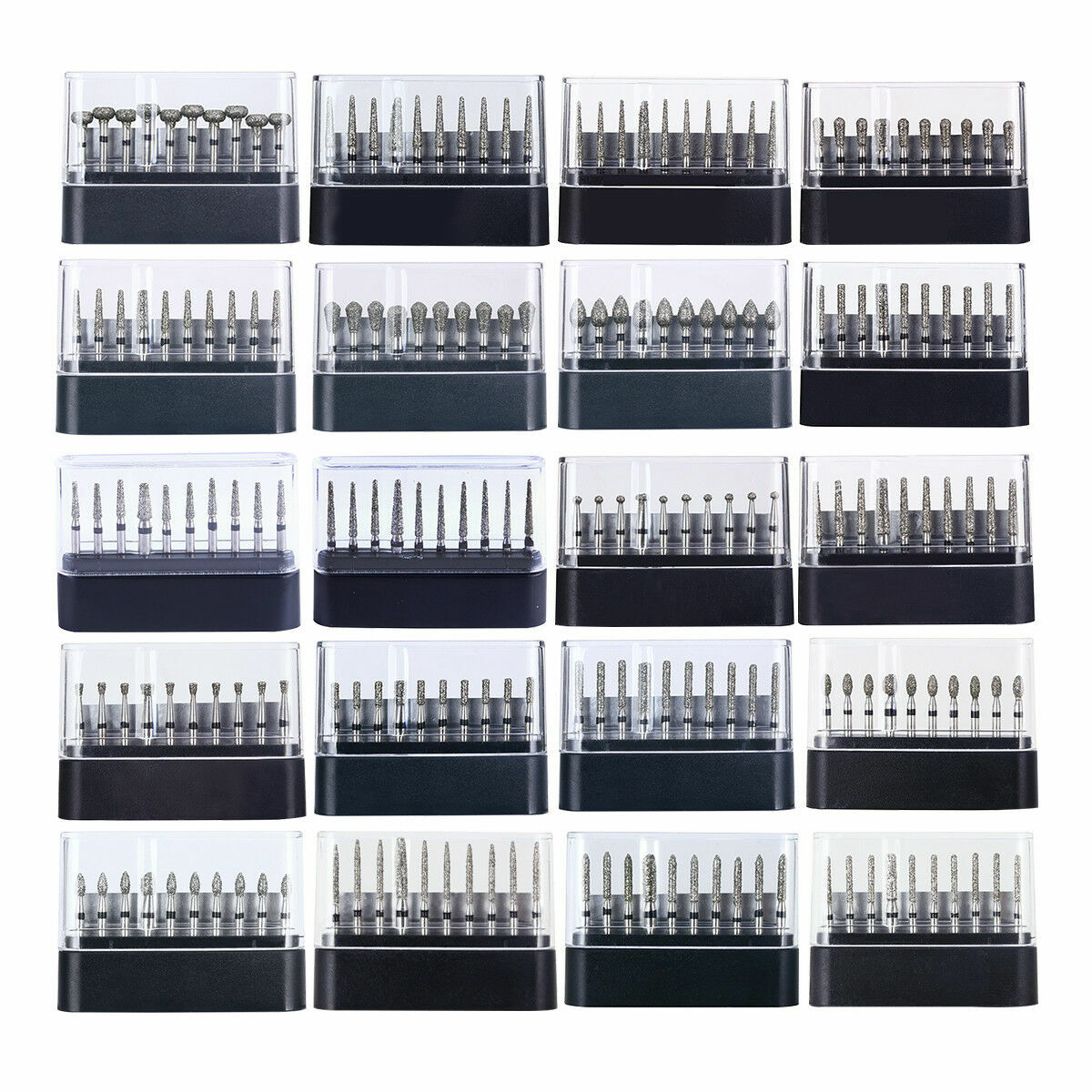 100pcs Fresas dentales diamante Súper grueso for pieza de mano de alta velocidad