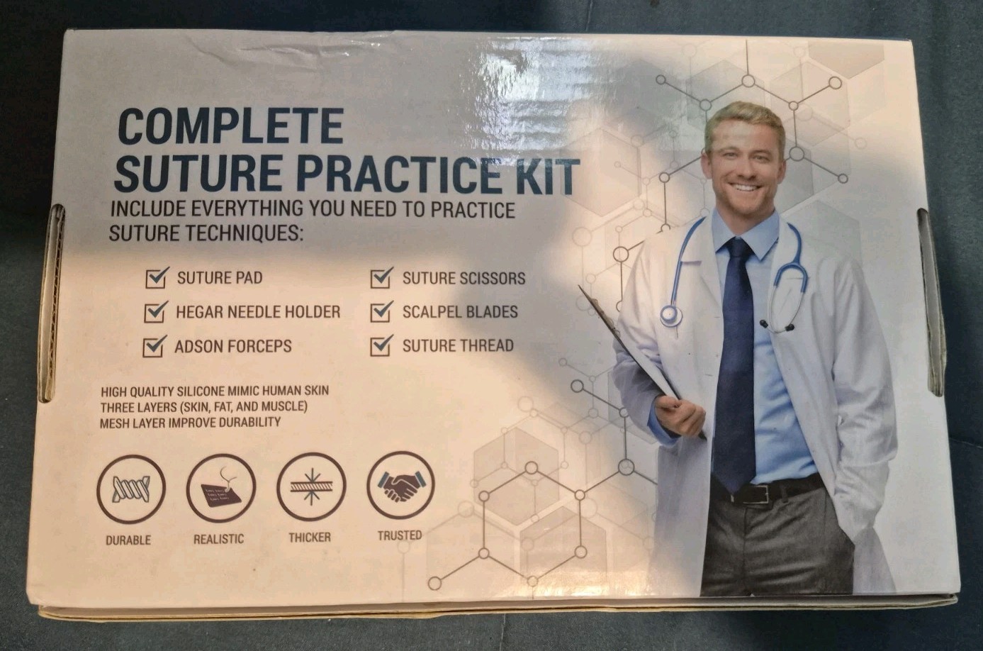 Alcedo Complete Suture Practice Kit New Open Box