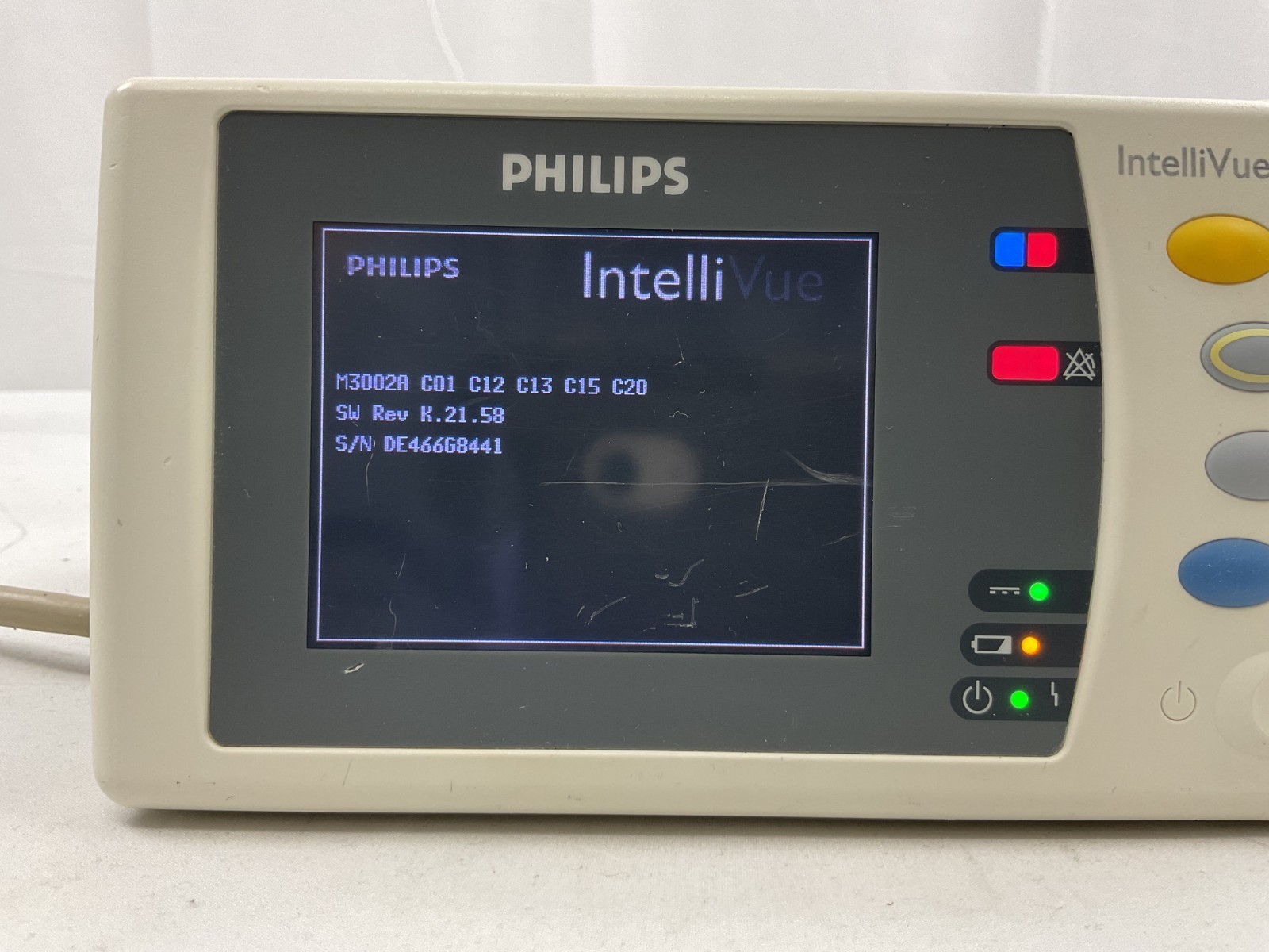 Philips IntelliVue X2 M3002A Portable MP2 Sp02 ECG MMS Patient Transport Monitor