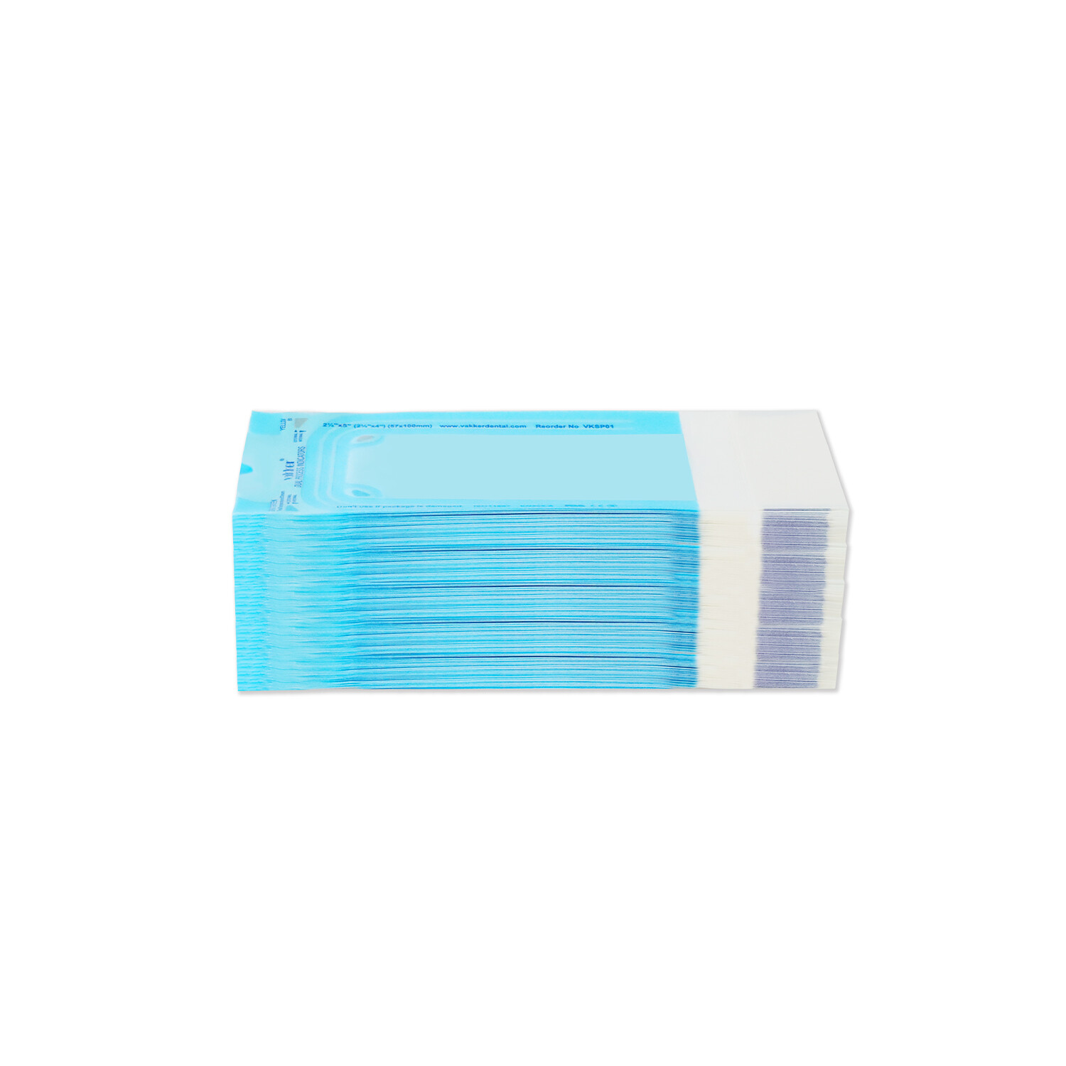 200pc 2.25″ x 5″ Self-Sealing Dental Sterilization Pouch Sterilizer Bag