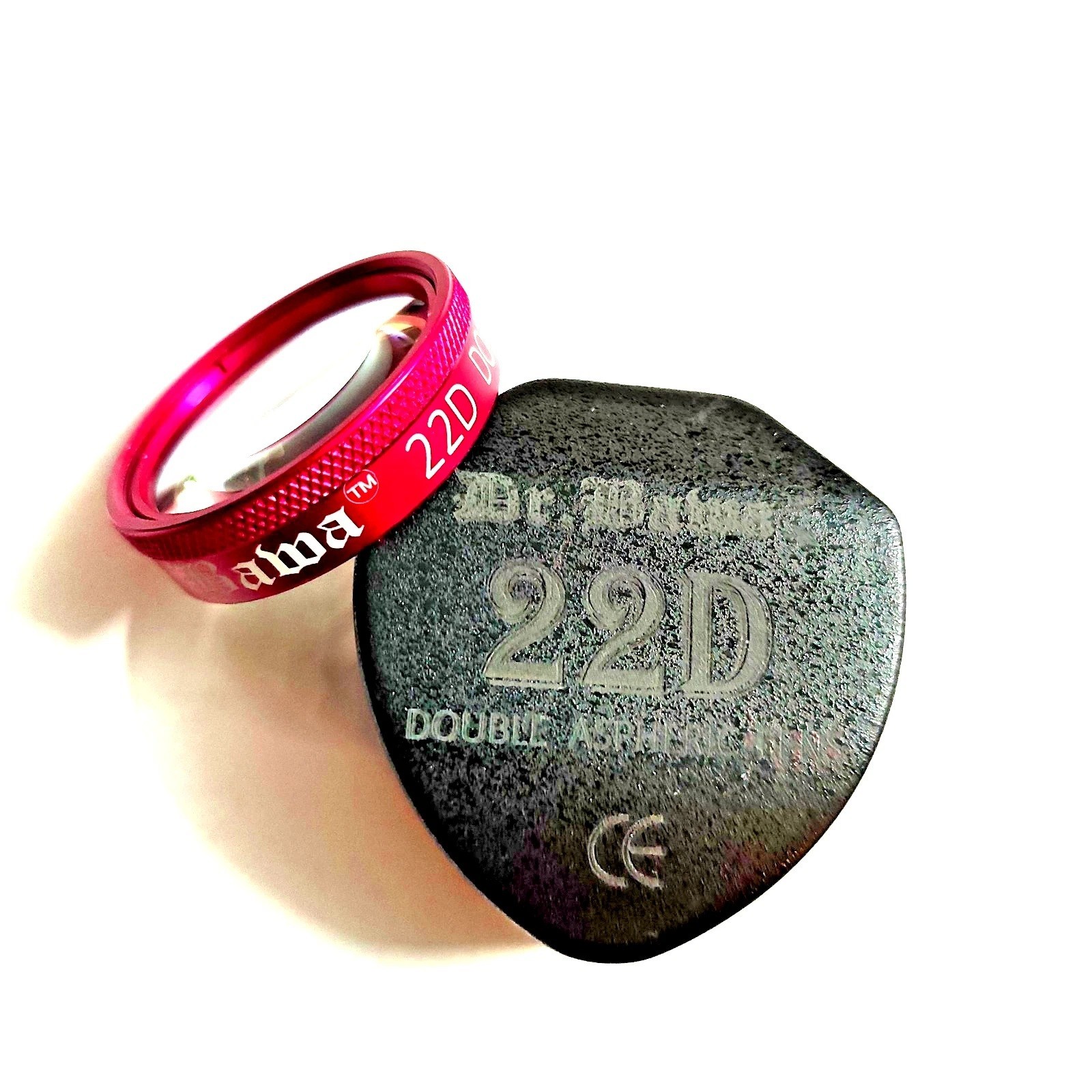 Premium Quality 22D Retina Red Color HD Coating Macular Peripheral Scans Lens