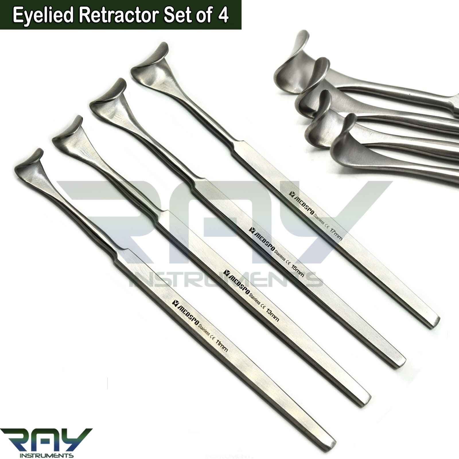 Blepharoplasty Instruments Ophthalmic Kit Micro Eye Surgery Eyelid Retractor