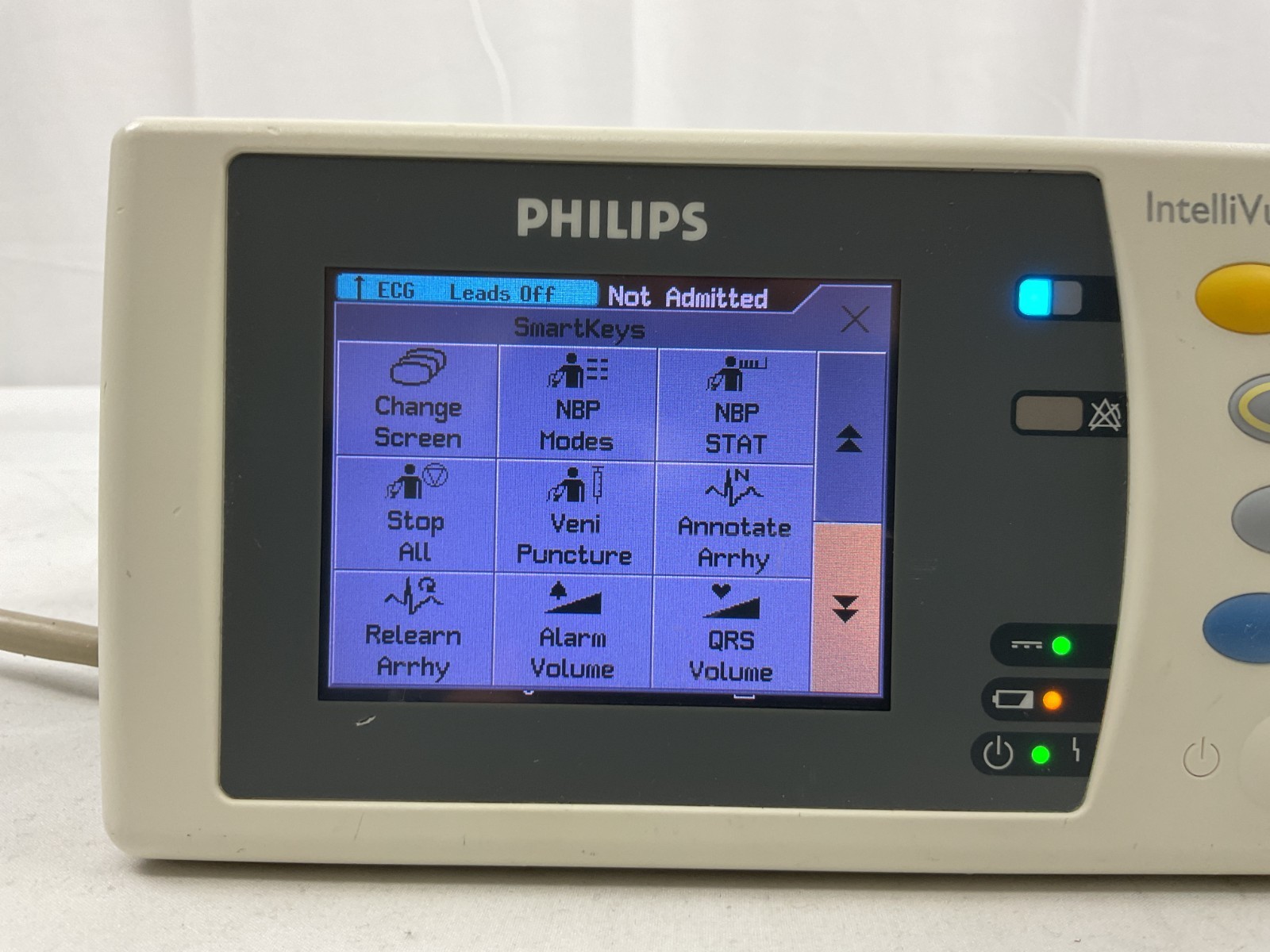 Philips IntelliVue X2 M3002A Portable MP2 Sp02 ECG MMS Patient Transport Monitor