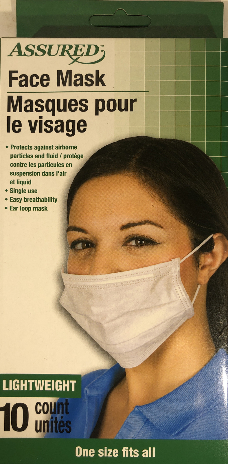 Face Masks Face Masks Face Masks-1 ea 10 ct Pack-SHIPS SAME BUSINESS DAY