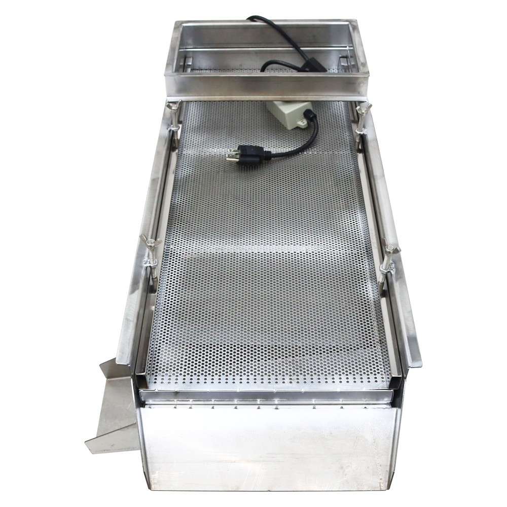Open Box！Single Layer 3mm Linear Vibrating Screen Sieve Machine Industry Shaker