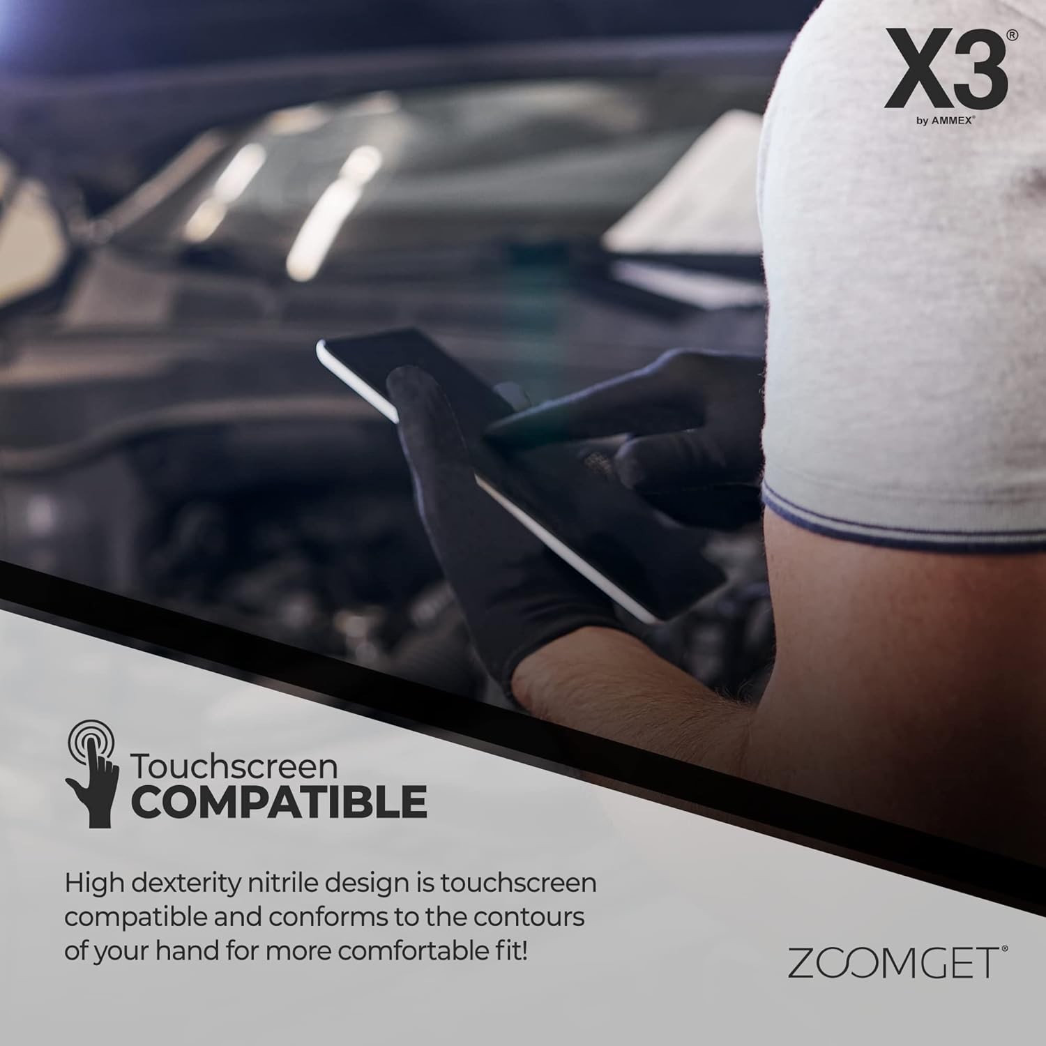 Black Gloves, Disposable, Latex Free, Nitrile, for Cooking, Food Prep, 3 Mil,…