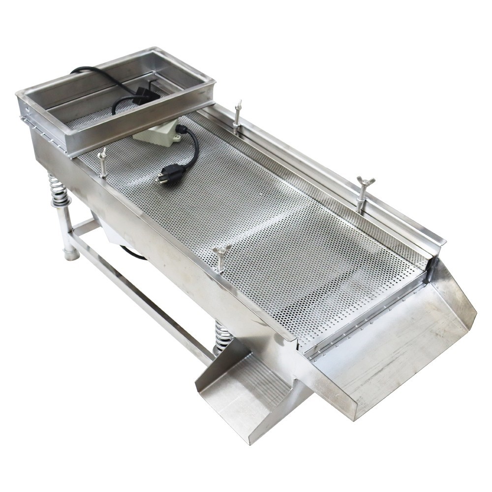 Open Box! Stainless Linear Vibrating Screen with 3mm Screen Mesh Single Layer