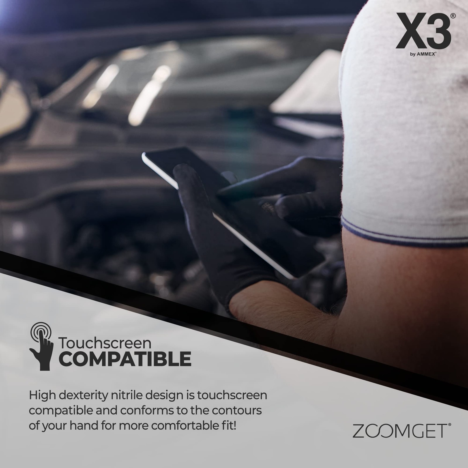 Black Gloves, Disposable, Latex Free, Nitrile, for Cooking, Food Prep, 3 Mil,…