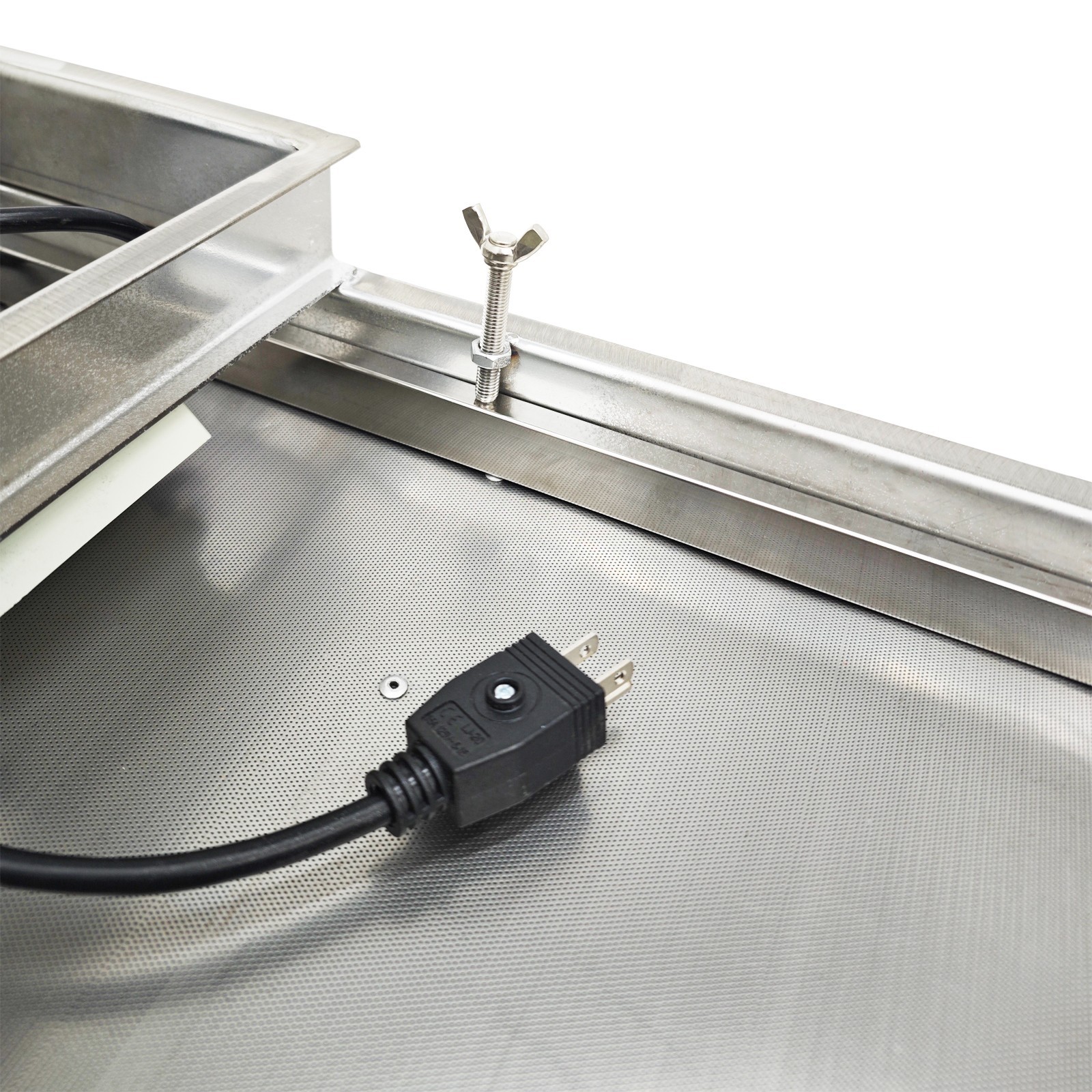 Open Box！Single Layer 0.5mm Screen Linear Vibrating Screen Electric Shaker 110V
