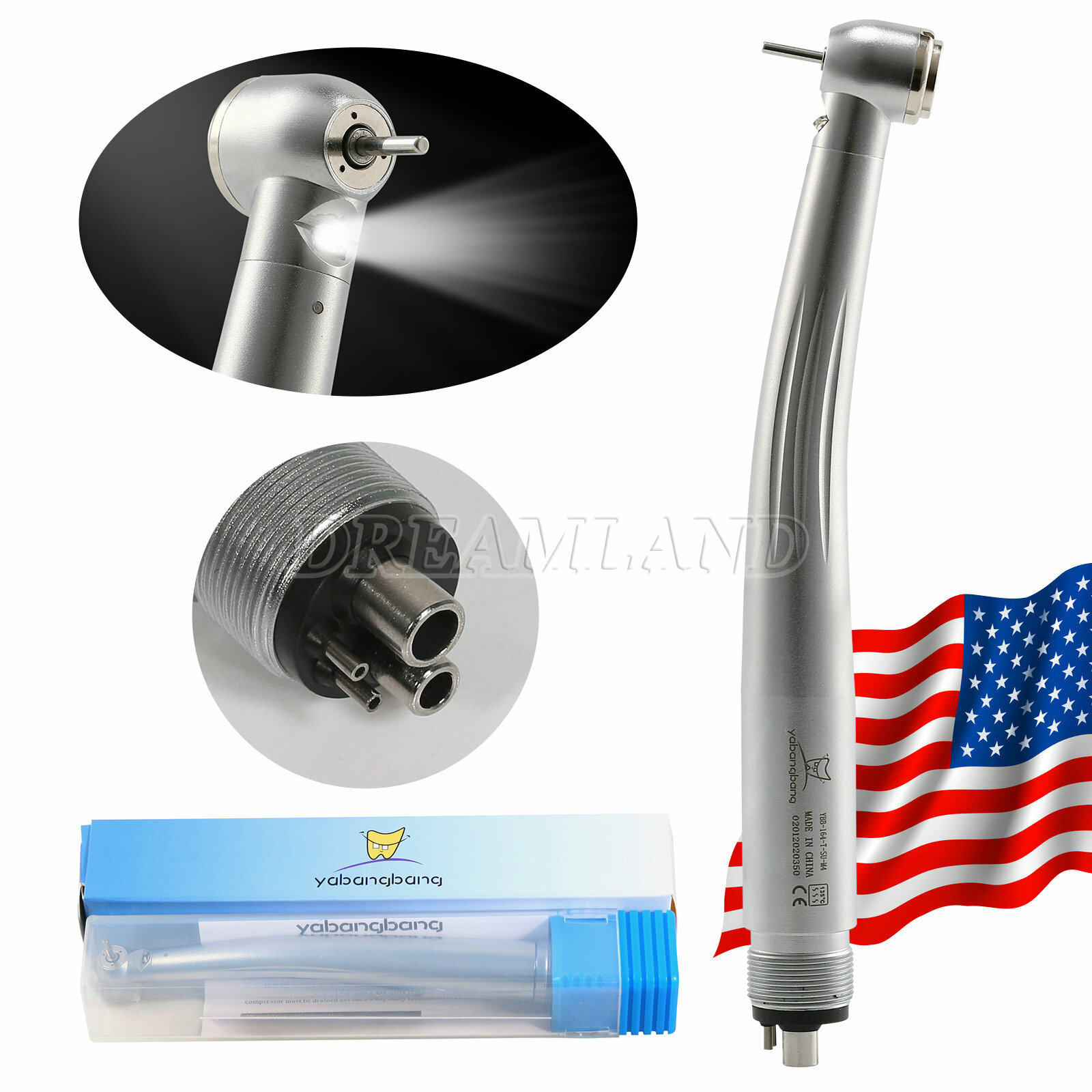 Dental LED E-Generator High Speed Handpiec Torque 4 Hole 2 Hole