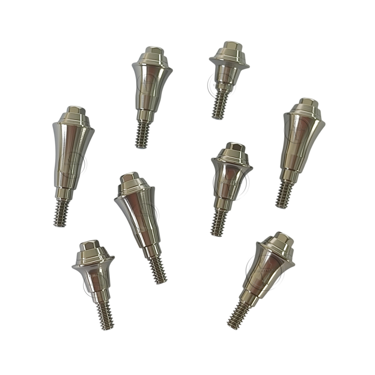 1/4/6 Pcs Multi unit Straight abutment / Mu Analog compatible with Neodent GM