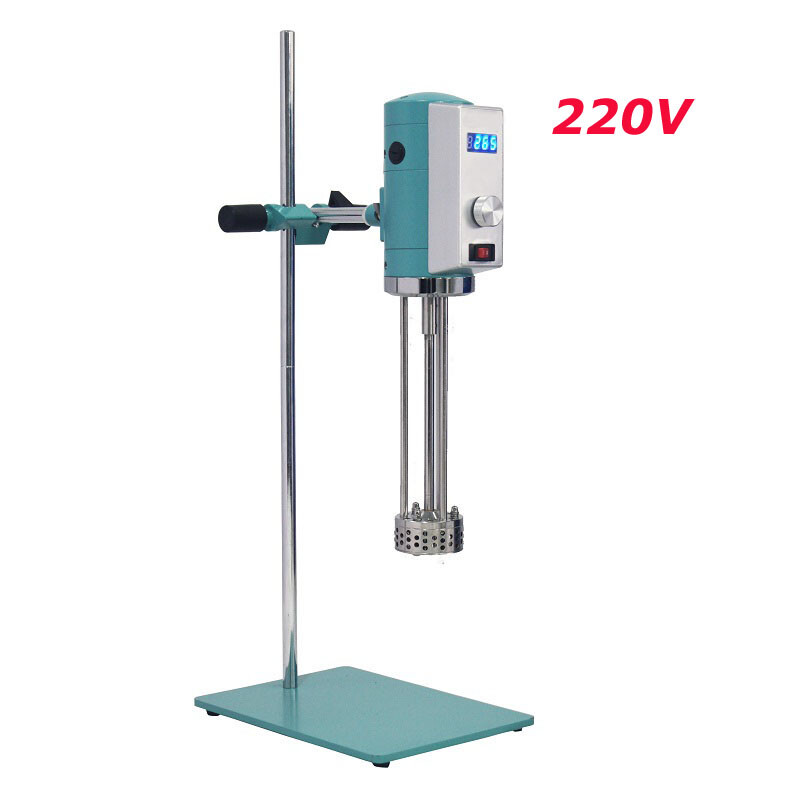 Intbuying 220V Digital High Shear Mixer Emulsifying Machine Lab Equipment 300W
