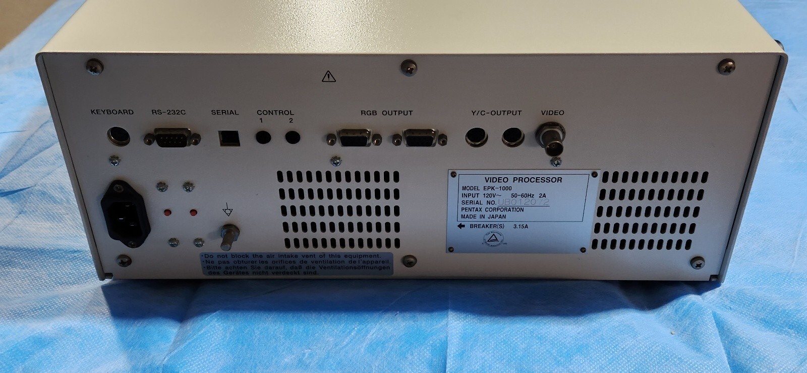 Pentax EPK-1000 Endoscope Processor NTSC