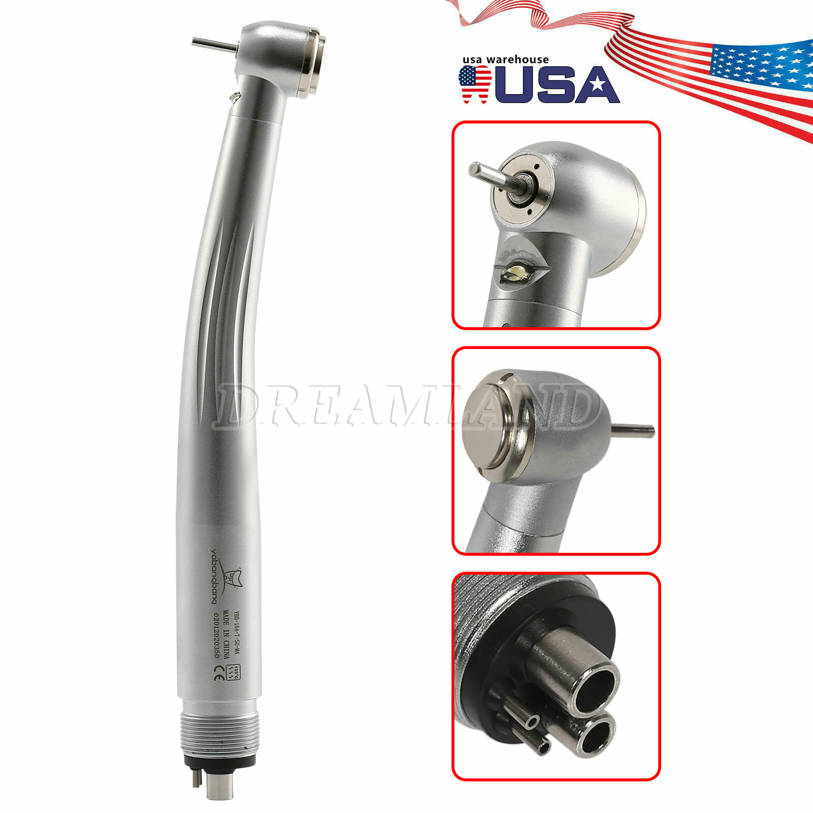 Dental LED E-Generator High Speed Handpiec Torque 4 Hole 2 Hole