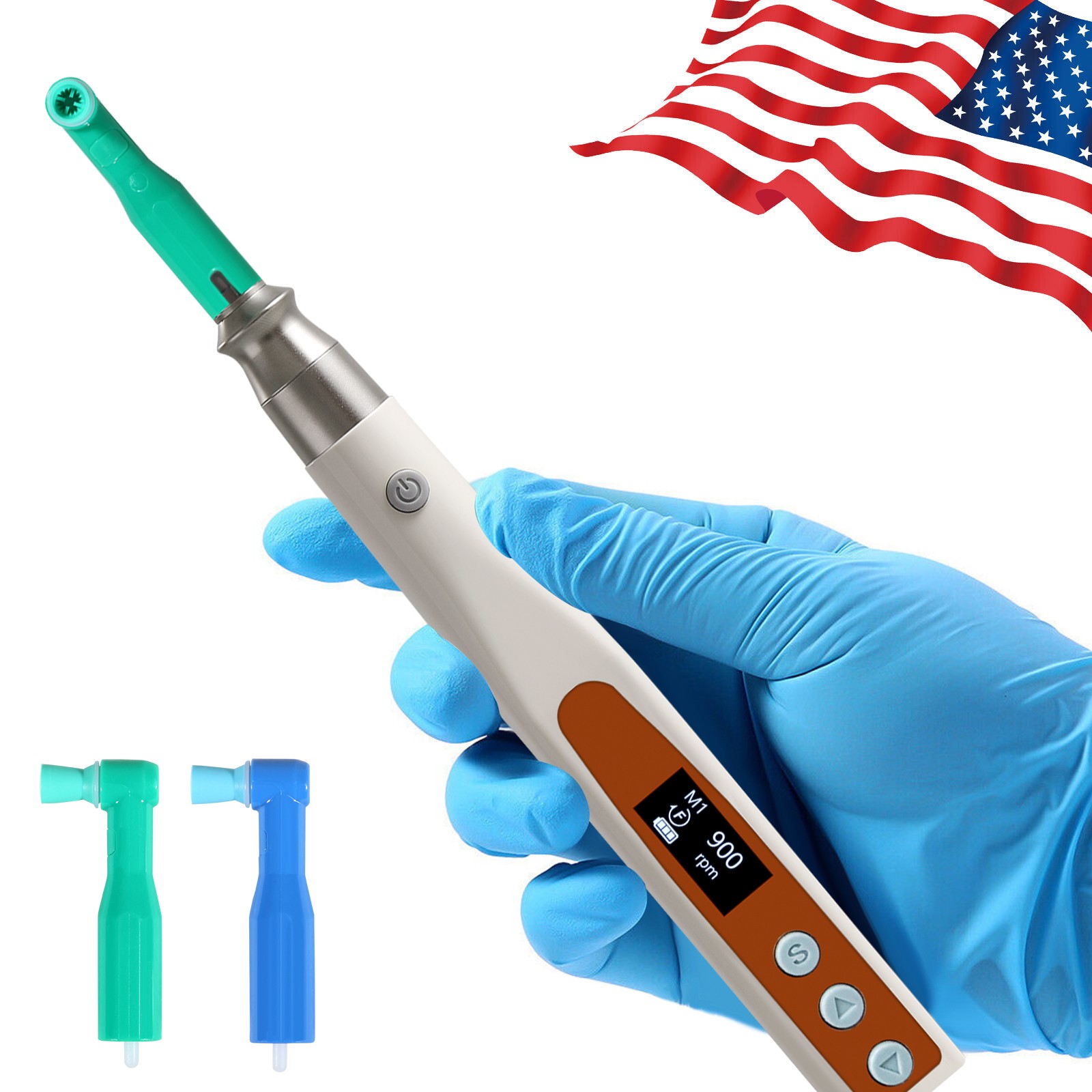 Dental Cordless Electric Hygiene Prophy Handpiece 360° Swivel Polishing Angles