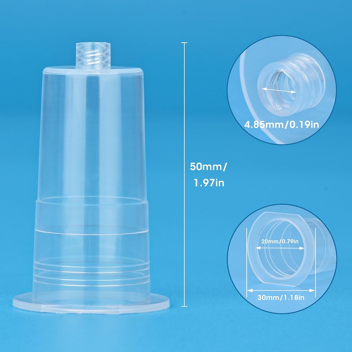 Blood Collection Tube Holder 50/100/200Pcs Transparent Pin Holders Universal Fit