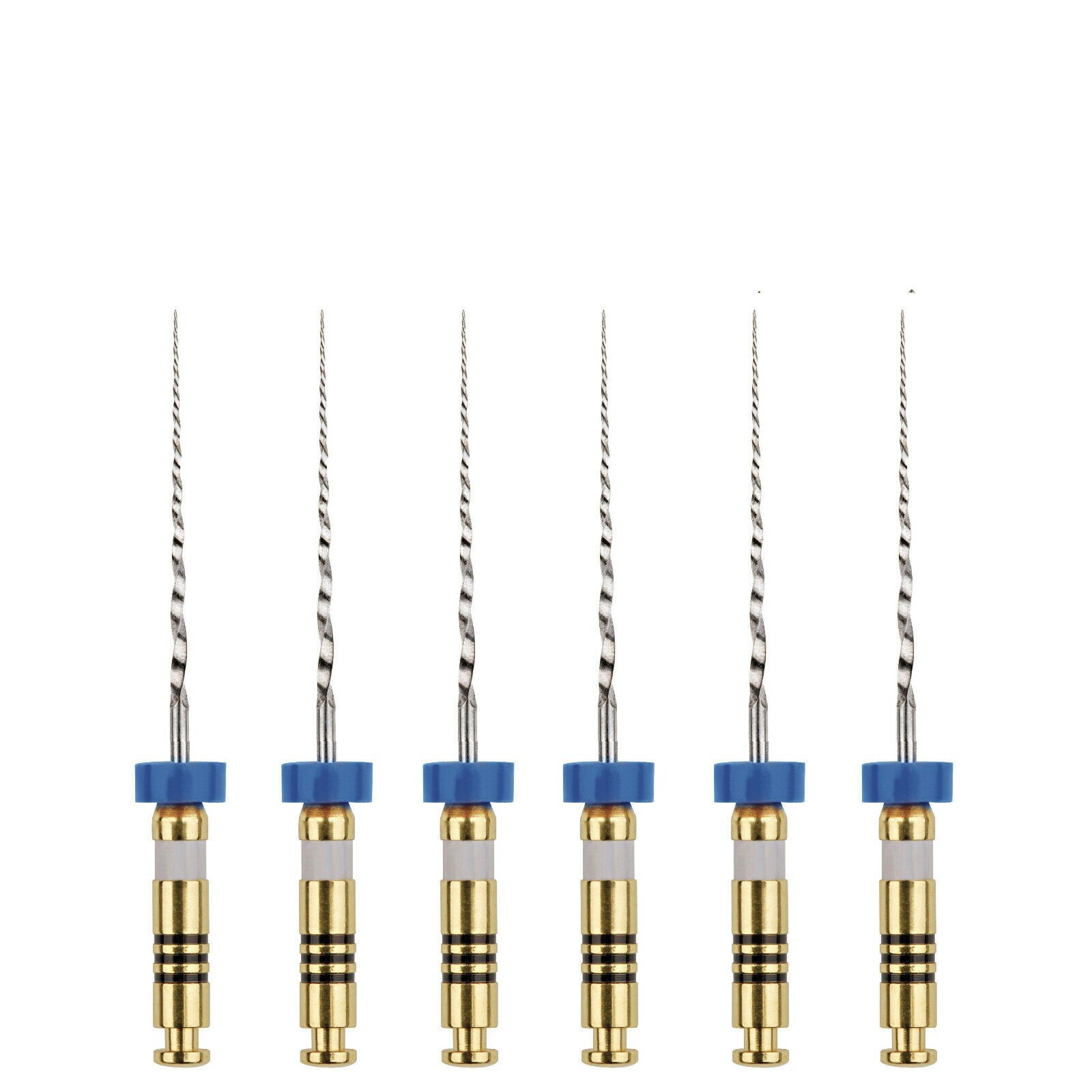 6Pcs/Box Dental Instrument Endo Rotary Files 21mm Assorted Nickel Titanium
