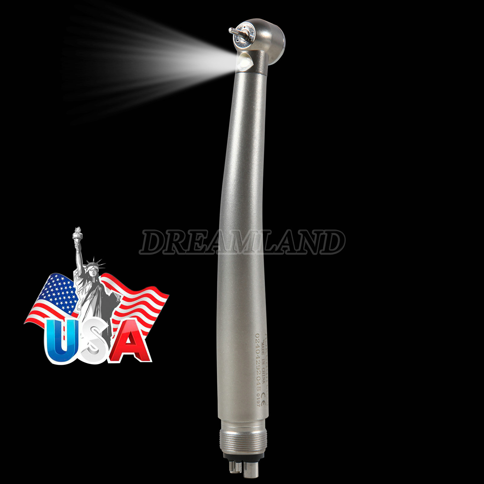 KAVO Style Dental Fiber Optic High Speed Turbine Handpiece LED E-generator 4Hole