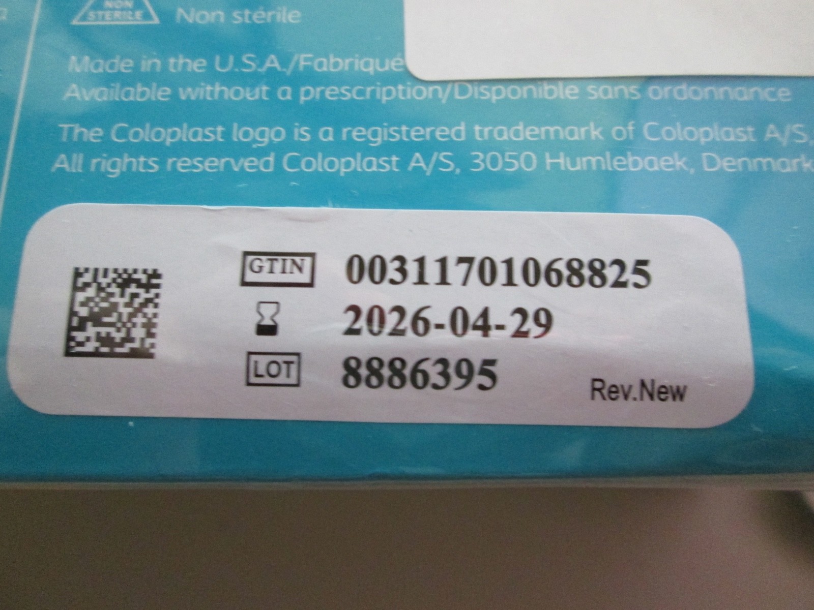 COLOPLAST InterDry 7910 10″ x 144″ Fabric Roll EXP 04/26 FREE SHIPPING