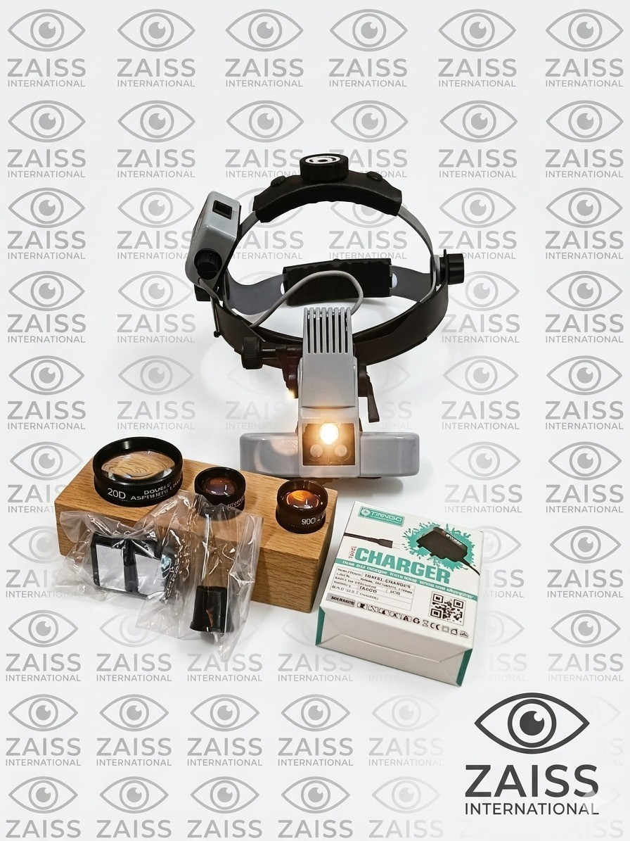 Zaiss Binocular Indirect ophthalmoscope with 20d 90d 78d lens