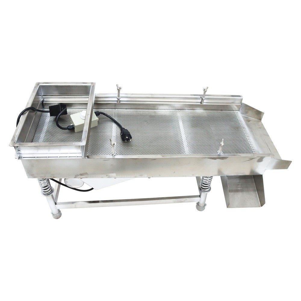 Open Box！Single Layer 3mm Linear Vibrating Screen Sieve Machine Industry Shaker