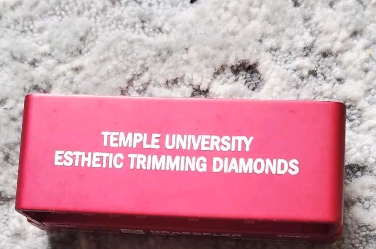 Used Brassler Esthetic Trimming Diamonds Bur Block 6798-C