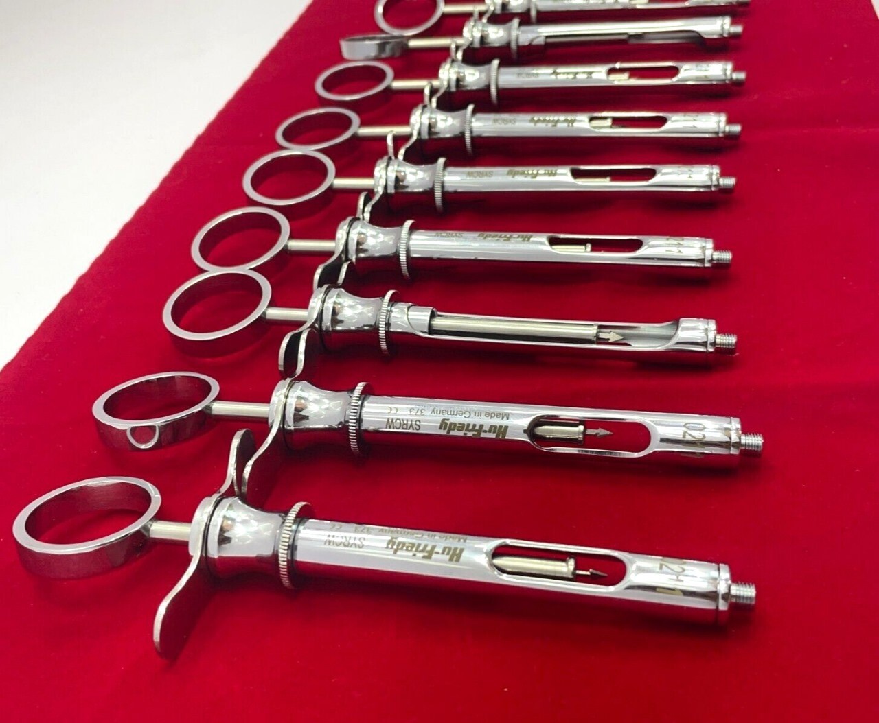 Hu-Friedy SYRCW Anesthetic Aspirator Syringe CW Cooke-Waite Winged 1.8 mL (x10)