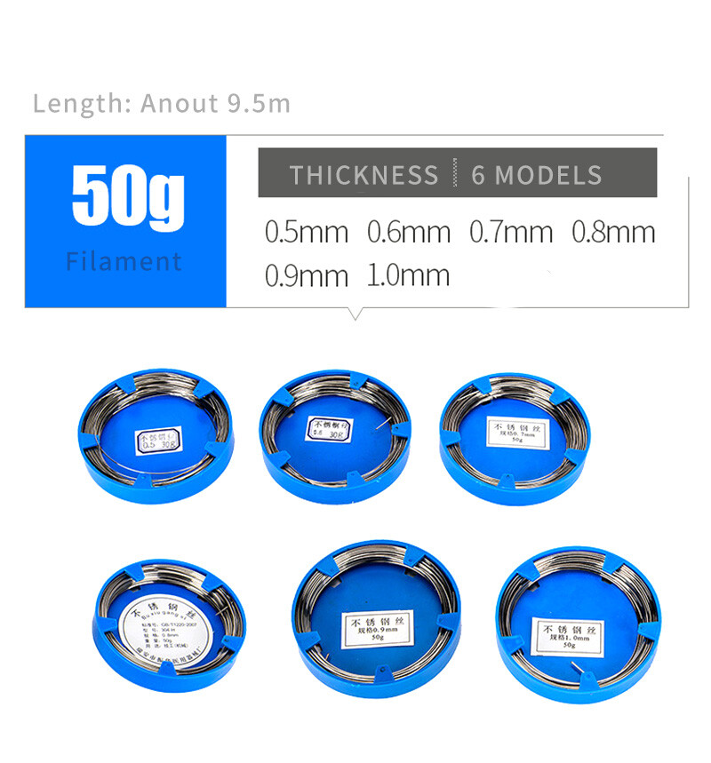 Dental Orthodontic Braces Wire 0.5/ 0.6/ 0.7/ 0.8/ 0.9/ 1.0/ 1.2 mm Arch Wire