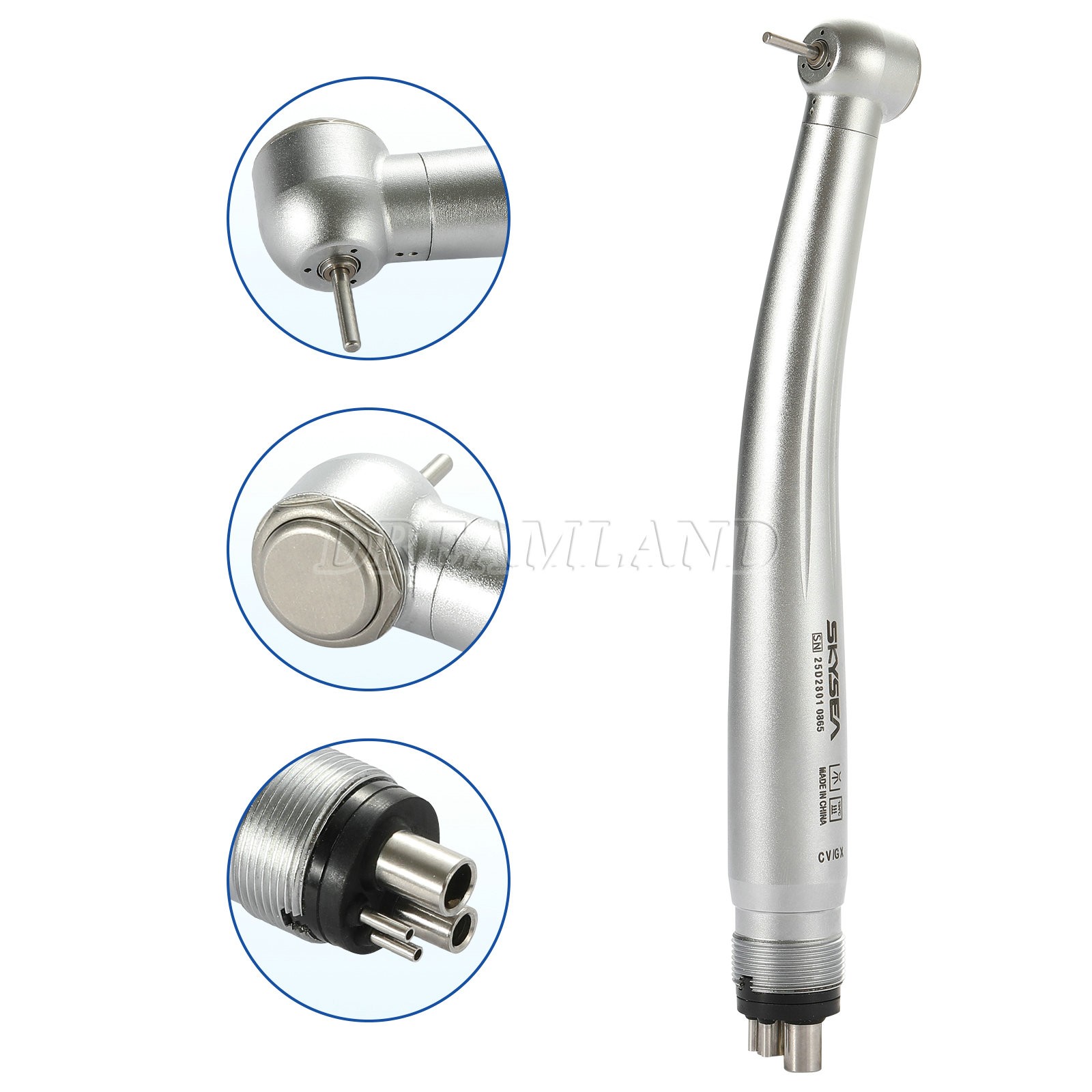 SKYSEA Dental High Speed Handpiece 4 Hole 1-10 PCS USA 1 Year Warranty