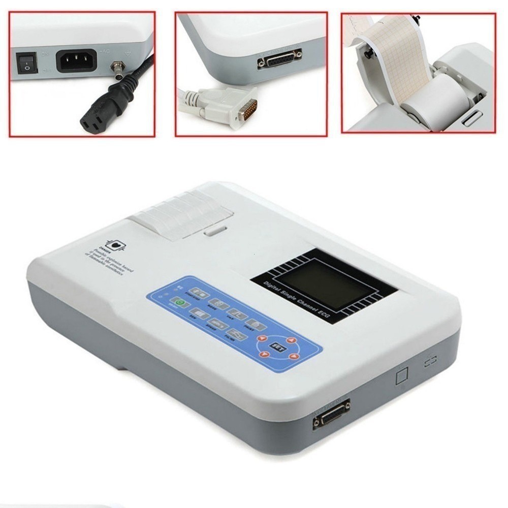 Medical ECG100G Electrocardiograph – 1-Channel 12-Lead Digital EKG Machine
