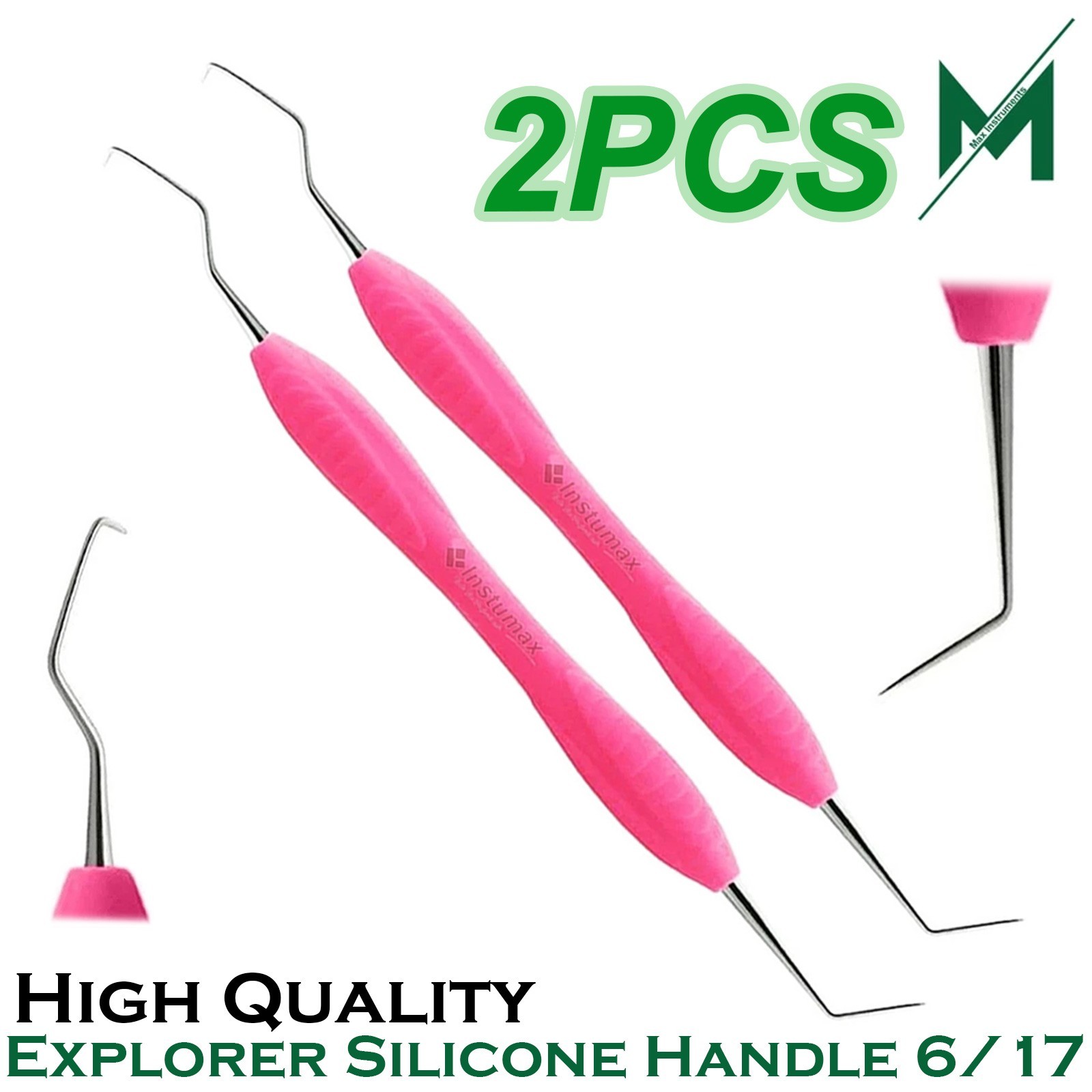 Dental Explorer 17/6 Double End Diagnostic Probe Stainless Steel