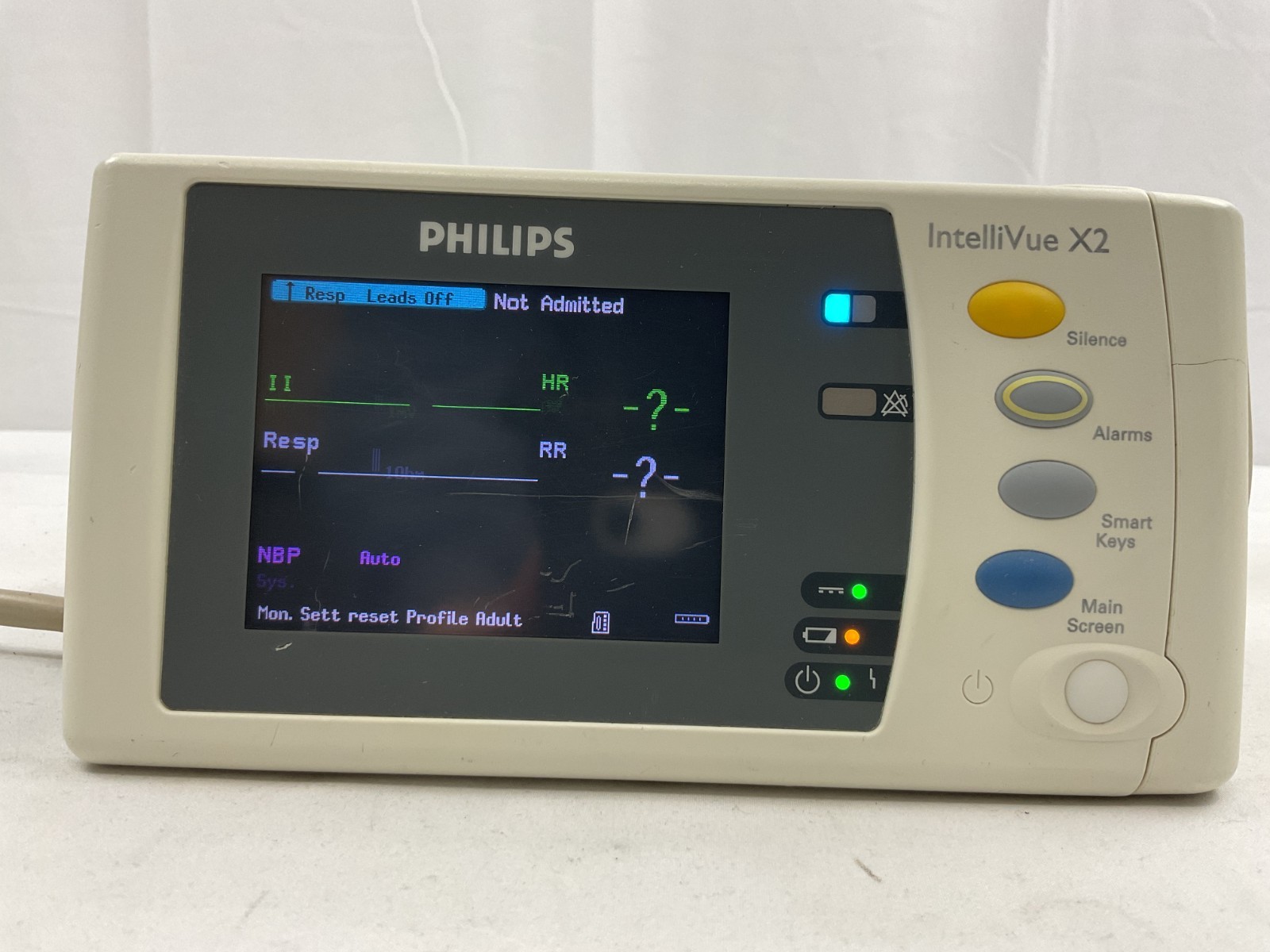Philips IntelliVue X2 M3002A Portable MP2 Sp02 ECG MMS Patient Transport Monitor