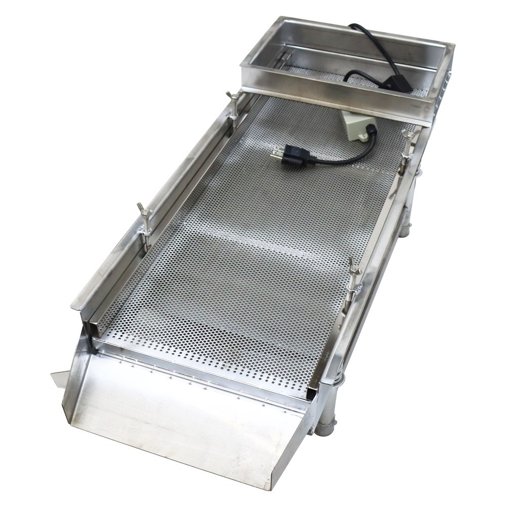 Open Box！Single Layer 3mm Linear Vibrating Screen Sieve Machine Industry Shaker