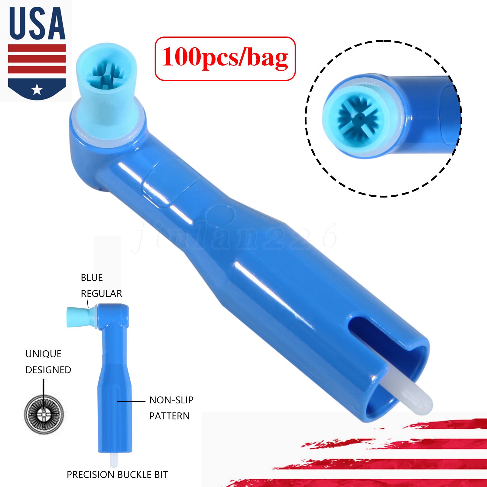 500 pcs Dental Disposable Prophy Angles Top Quality Money back guarantee Firm
