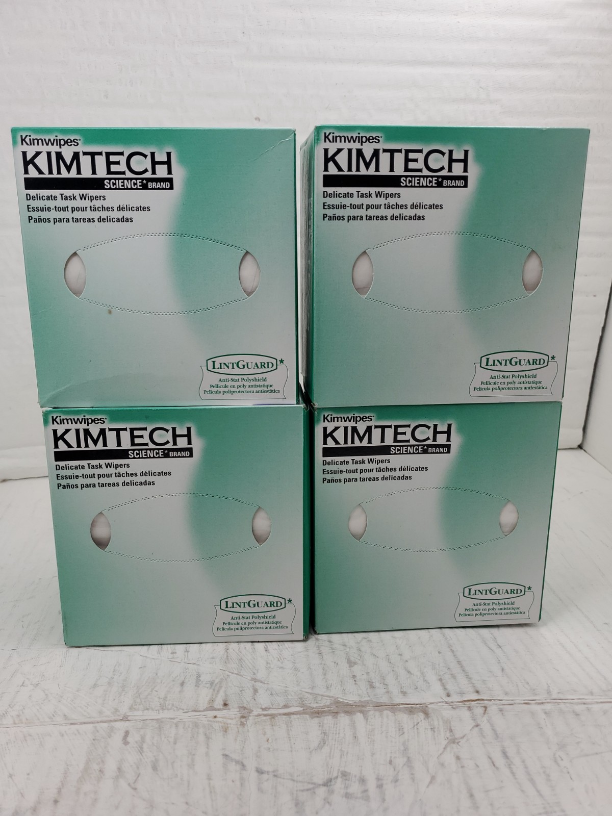 Kimtech Science Kimwipes – Delicate Task Wipers – 34155 – 280/box – 4 BOXES