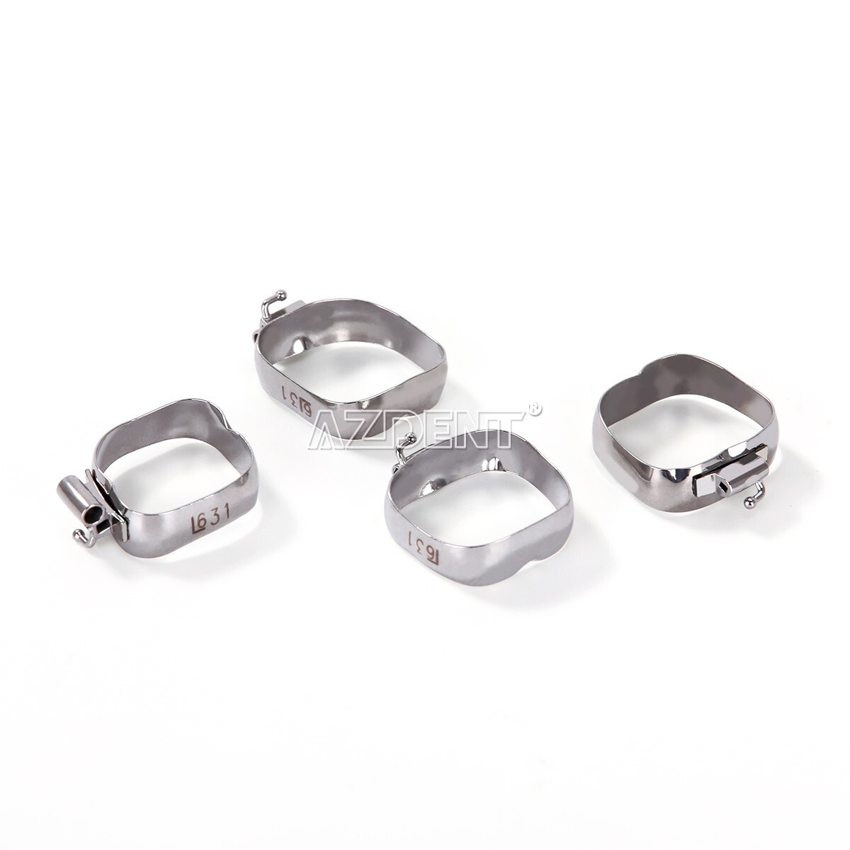 AZDENT Dental Ortho Metal Buccal Tube Bondable Roth MBT 1st 2nd Molar Non-conv
