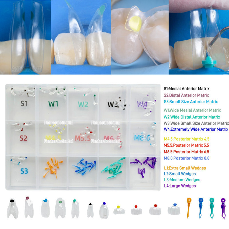 Clear Matrix Dental BT Matrices Black Triangle Wedges Diastema Fits BioClear