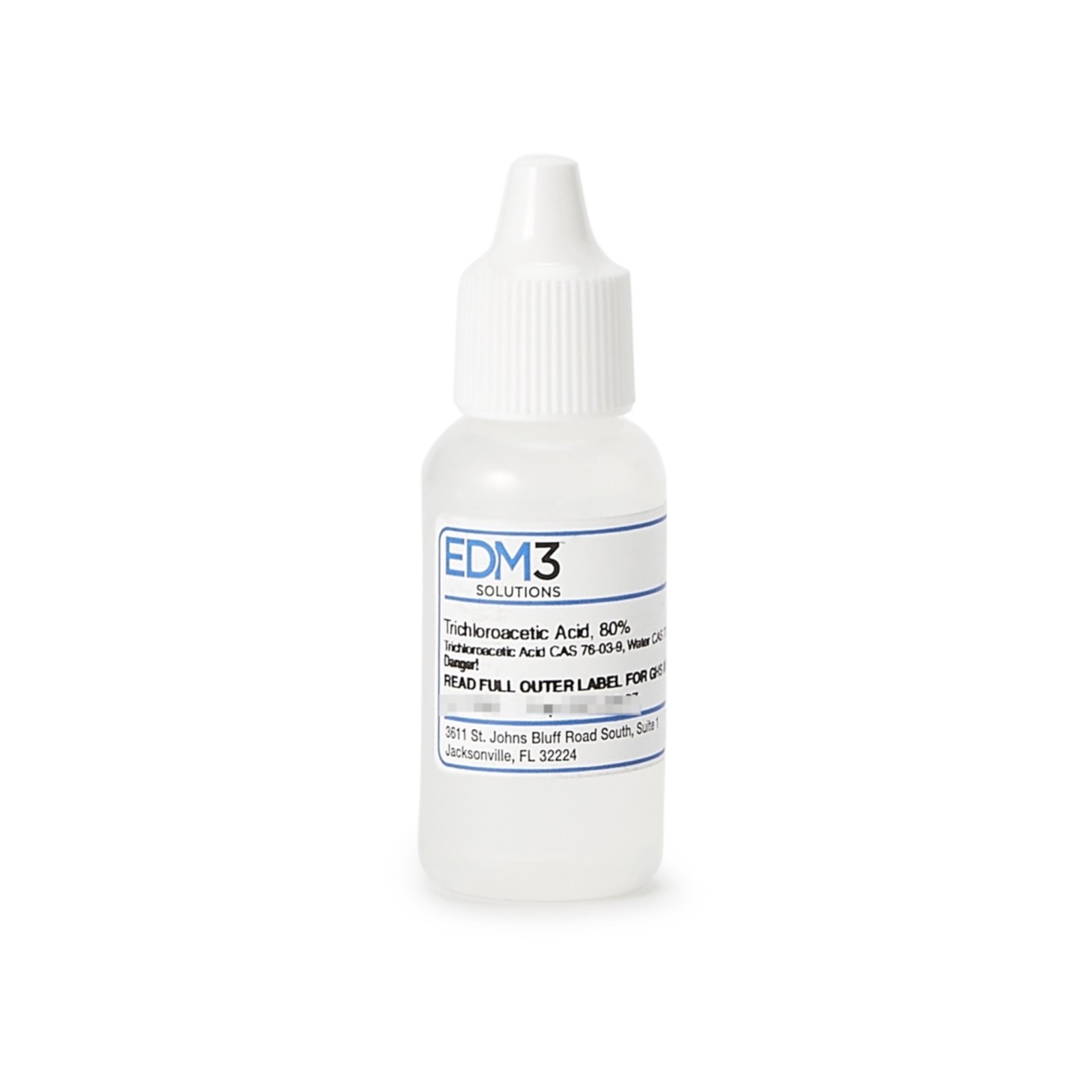 Chemistry Reagent Trichloroacetic Acid ACS Grade 80% 15 mL – 400567