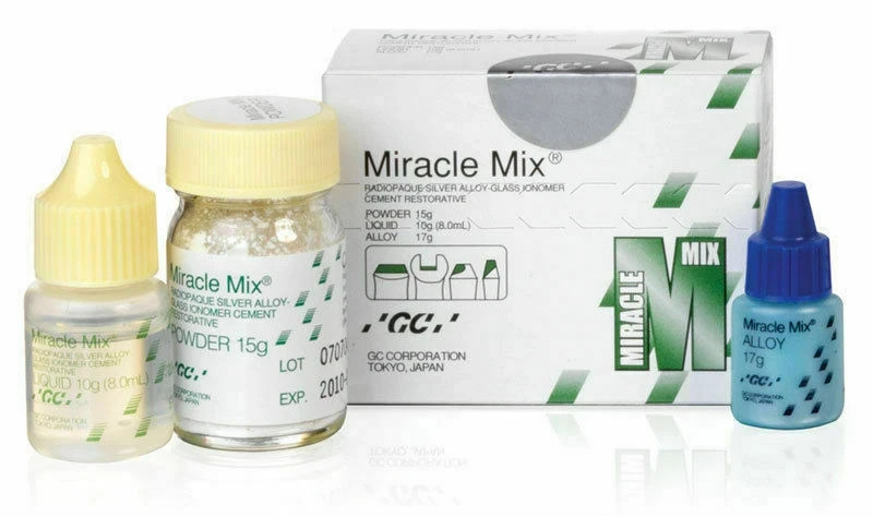 GC Miracle Mix Silver Triple-Cured Reinforced Glass Ionomer Restorative Materia